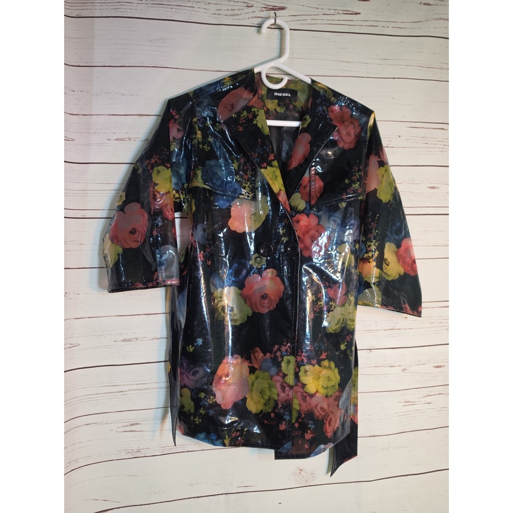 Diesel G Sien Floral PVC raincoat Jacket